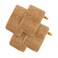 Back to Natural Secrets Everyday Natural Sun Dried Bath Loofah, Body Sponge &amp; Scrubber for Men &amp; Women, Organic Luffa for Bath Shower Skin Exfoliation Pack of 4 Brown