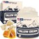 Beef Tallow Cream &ndash; All Natural Grass Fed Beef Tallow and Honey All Purpose Balm &ndash; Moisturizing Face and Body Lotion for Eczema, Cracked, Dry, Itchy, Irritated Skin &ndash; Skin Repair Skincare Made in USA