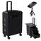 Tattoo Travel Case Tattoo Trolley Case Portable Tattoo Station Suitcase With 3 Drawers and Tattoo Armrest Stand 2 in 1 Tattoo Work Station