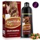 Purple Hair Dye Shampoo 3 in 1 for Dark Hair, Argan Oil Shampoo Para Pintar el Cabello, Purple Shampoo Hair Dye for Women Men, Instant Hair Color Shampoo, Champu Para Canas 500ML