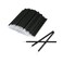 100 Pcs Disposable Makeup Lip Brushes PYO Cookie Paint Brushes Nail Polish Brushes Cosmetic Lip Brush Wands mini paint brushes for cookies (Black)