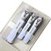 4 Pcs Manicure Set Stainless Steel Nail Clippers, Beauty Tool Portable Set Professional Grooming Kits, Travel Nail Kit for Men and Women (Gradient Purple)