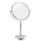 Nicesail Makeup Mirror Tabletop 8 Inch Double-Sided with 7X Magnification, Magnifying Mirror with Pedestal for Shaving Mirror, Height Adjustable Mirror for Makeup, Chrome Finish (8 Inch, 7X)