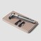 Diatomite Razor Holder for Shower,Water Absorption Fast Drying Natural Diatomite Tray for Razor Soap Shaving Cream Foam Bottle Face Wash (Brown)