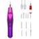 Professional Portable Cordless Nail Drill 21000 RPM Manicure Pedicure Drill Acrylic Gel Nail Shape Tools Nail Grinding Machine with Spotlight Purple