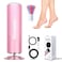 Electric Foot File, Electric Foot Callus Remover Feet Pedicure Tool, with Adjustable Speed 60 Pcs Sandpaper Discs and Dust Brush, Callus Remover Grinder for Dead Dry Crack Skin Men Women - Pink