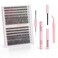 280pcs Natural Lash Clusters Kit: DIY Eyelash Extension Kit, Individual Lashes, Wispy Lash Clusters, Fluffy Clusters, Mink Lash Clusters, Volume Lash Set