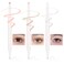 3PC Dual Ended Highlighter Makeup Pen, Glitter &amp; Matte Nude EyeLiner &amp; Eyeshadow, Contour liquid Liner 2 in 1 Eye Brightener Stick, Mulit-Funtional Long Lasting Lying Silkworm Pencil ( #01, #03, #05)