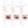 3PC Dual Ended Highlighter Makeup Pen, Glitter &amp; Matte Nude EyeLiner &amp; Eyeshadow, Contour liquid Liner 2 in 1 Eye Brightener Stick, Mulit-Funtional Long Lasting Lying Silkworm Pencil ( #01, #03, #04 )