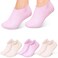 NOLITOY 4 Pairs Silicone Moisturizing Socks Foot Care Silicone Socks Silicone Feet Socks Beauty Socks for Women Foot Care