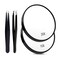 10x 20x Magnifying Mirror,Makeup Mirror 3.46 Inch Magnifying Mirror with Tweezers Kit Portable Mini Travel Magnifying Mirror with Suction Cup Design for Women Men (Black)