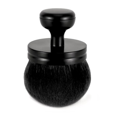 Extra Large Self Tanning Brush, Oval Foundation Blend Tool, Black, Synthetic Bristles, Soft, For Face &amp; Body Tanning