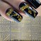 12 Sheets Gold Music Notes Nail Sticker Decals- Metallic Nail Supplies 3D Self-Adhesive Music Note Piano Dance Keys Microphone Guitar Erhu Nail Design Nail Art Stickers for Women