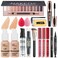 All in One Makeup Kit, Makeup Set Includes 12 Colors Eyeshadow, Foundation &amp; Primer, Lipsticks, Eyeliner, Mascara, Contour Stick, Brow Soap, Makeup Brush &amp; Sponges, Make Up Gift Kit for Women &amp; Teens