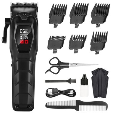 Hair Clippers for Men Professional Hair Trimmer Cordless Rechargeable Waterproof Powerful Beard Trimmer Hair Cutting Grooming Tool