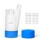 Olatay Travel Bottle, TSA approved 4-in-1 Leak-Proof Bottle, 4 * 60ml/2oz, with 2 Pre-printed Labels for Travel Gym Camping, Carry-On Travel Size Toiletries Shampoo Lotion Bottle for Women Men(Blue)