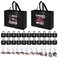 Olgaa 48 PCS Cheerleader Gifts: 24 PCS Cheer Bags &amp; 24 Black Cheer Keychains