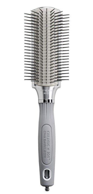 Olivia Garden Ceramic + Ion XL Pro Paddle Brush - Anti-Static &amp; Comfort-Grip