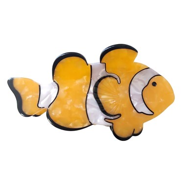 Clownfish Hair Clip,Cellulose Acetate Hair Clips,Big Claw Clips for Women,Hair Accessories