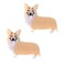Corgi Dog Hair Clips,Cellulose Acetate Hair Clips,Small Hair Clips for Girl,Pack of 2