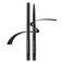 eyeliner pencil retractable eyeliner creamy pigmented smudge proof eye liner pen Shimmer Black