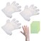 ONLYKXY 300pcs Clear Plastic Hand Gloves for Moisturizing Hand Cover Paraffin Wax Bath Liners for Hand Care Bags