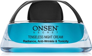 Onsen Secret Wrinkle Repair Tenseless Night Face Cream &ndash; Dermatologist Recommended Anti-Wrinkle, Radiance and Tonicity Cream &ndash; Anti Aging Ultra Boost Facial Cream for Dry Skin &amp; Age Spots 50ml