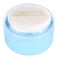 After-Bath Puff Box Empty Body Powder Container Dispenser Case with Sifter and Powder Puffs for Home and Travel Use