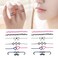 2 Sheets Small Cute Temporary Tattoo Stickers Bow Ring Lovers Heart for Men Women Teens