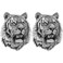 2 Sheets Realistic Animal Temporary Tattoos Stickers Sketch Lifelike Tiger Roar Designs For Men Waterproof Arm Leg Fake Body Art, Gym &amp; Parties Bold Masculine Decals