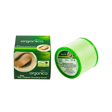 Organica Face &amp; Eyebrow Threading Thread Organic x 1 thread spool eyebrow makeup facial dermaplaning hair removal epilator tool