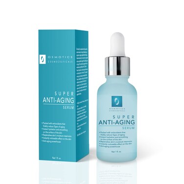 Anti-Aging Super Serum with Hyaluronic Acid, 1 Fl Oz - Reduces Signs of Aging, Visibly Smoothes Wrinkles and Fine Lines, Hydrating Moisturizer for Face