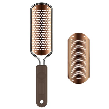 Foot Scrubber Callus Remover for Feet: Foot File Pedicure Tools for Feet 304 Stainless Steel Callus Remover Corns Removers Cracked Dead Skin Remover for Dry and Wet Feet