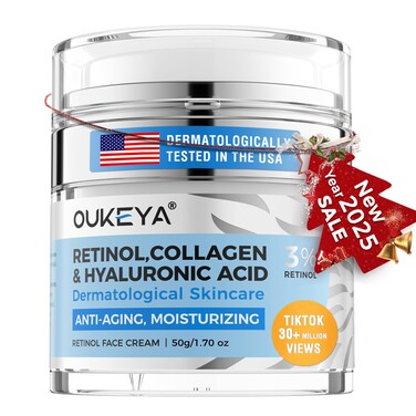 Retinol Cream for Face,Wrinkle Cream for Women, Anti-Aging Face Moisturizer, Neck Firming Cream &amp; D&eacute;collet&eacute;, Retinol Cream, Moisturizer Face Cream, Day Night Face Cream with 5% Hyaluronic Acid