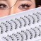 outopen 10 Pairs Clear Band Manga Lashes Natural Look 12MM Anime Lashes Spiky Japanese Korean Asian False Eyelashes Look Like Individual Clusters(Y18 12MM)