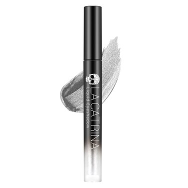 Silver Liquid Eyeshadow - Glitter Shimmer Sparkle Glow Silvery Eyeshadow Makeup, High-impact Pigmented, Long Lasting, Waterproof Liquid Metallic Eyeshadow, Easy to Apply &amp; Quick Drying