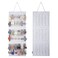 PACMAXI Hanging Claw Clips Holder for Women, Claw Hair Clips Storage Organizer for Lady, Hair Banana Barrettes and Butterfly Jaw Clip Display Stand Holder. (Gray)
