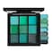 9 Colors St Patricks Day Accessories Glitter Matte Green Eyeshadow Palette,St Patrick's Day Highly Pigmented Shimmer Bright Dark Green Eye Shadow,Carnival Rave Waterproof Green Makeup