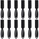 Patelai 12 Pcs Barber Clipper Brush Blade Trimmer Cleaning Brush for Fades Nail Neck Duster Manicure Salon(Black)