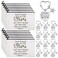 Paterr 24 Pcs Friend Gifts for Women Galentines Gifts Bulk Friendsgiving Makeup Bags Valentine&lsquo;s Day Friendship Keychain Cosmetic Bags with Zipper for Roommate BFF Party Decorations(Star)