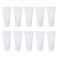 PATIKIL 10ml Squeeze Tube, 20 Pack Empty Cosmetic Tubes Plastic with Flip Lid for Travel Household, Translucent Frosted