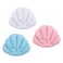 PATIKIL Inflatable Bath Pillow with Suction Cups, 3 Pack Terry Cloth Covered Shell Shape Bath Pillow Neck Support for Bathtub Hot Tub (Pink, Blue, White)