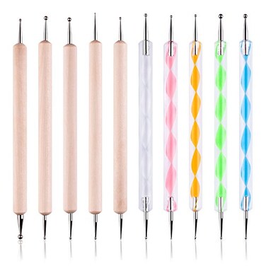 10PCS Dotting Tools Set For Nail Art, Embossing Stylus For Painting