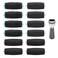 12pcs Replacement Roller Heads Compatible with Amope, Fine Replacement Roller Regular Coarse Replacement Heads Foot File Remover for Feet