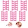 12 Pcs Sponge Toe Separators for Pedicure, Soft Foam Toe Separators Comfortable Toe Separators for Women Flexible Toe Spacers for Pedicures Toe Dividers for Women Nail Art Pedicure Manicure