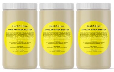 Raw African Shea Butter 32 oz (3 Pack) Bulk 100% Pure Natural Unrefined IVORY - Ideal Moisturizer For Dry Skin, Body, Face And Hair Growth. Great For DIY Soap and Lip balm Making.