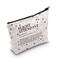 POFULL Flight Attendant Makeup Bag Flight Attendant Thank You Gift Pilot Gift Flight Gift Stewardess Aviation Cosmetic Bag (FLIGHT ATTENDANT)