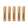 5Pcs 10ml Wood Roll on Bottles for Essential Oils, Refillable Perfume Sample Bottles Cosmetic Storage Vial Container with Roller Ball