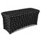 Lash Printed Fashion Lash Bed Cover Beauty Message Spa Tablecloth for 6 Foot Rectangle Tables for Spa Bed(Black)