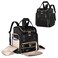 Large Makeup Backpack with 3 Clear Makeup Bags, Double Layers Professional Makeup Travel Case with Brushes Storage Section for Makeup Artists